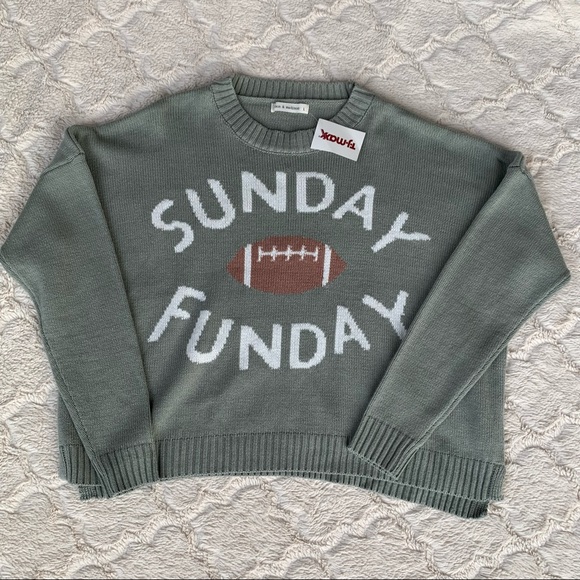 Nwt Moon Madison Sunday Funday Sweater 